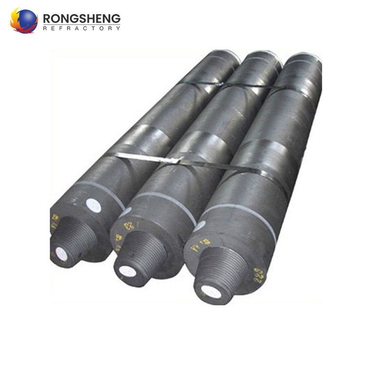 RONGSHENG Carbon Graphite Electrode UHP HP RP Eaf Arc Furnace Small Diameter 150mm 200mm Graphite Electrodes Manufacturer