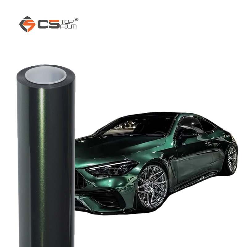 C5TOPFILM Green Premium Auto Car Wrap Vinyl Film Roll Self-Healing Paint Protection Film PPF Body Anti-Scratch Color Car Wrap