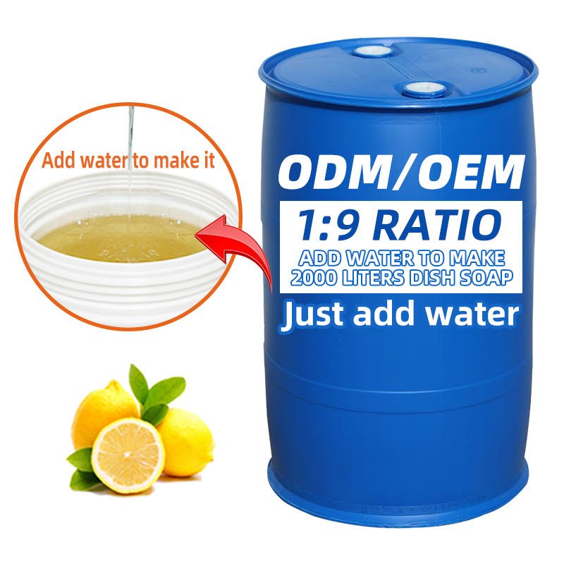 Eco-Friendly High-Concentration Dishwashing Liquid Gentle on Skin 200L Yield 3000L Dish Soap Pre-mixed Paste-like Liquid