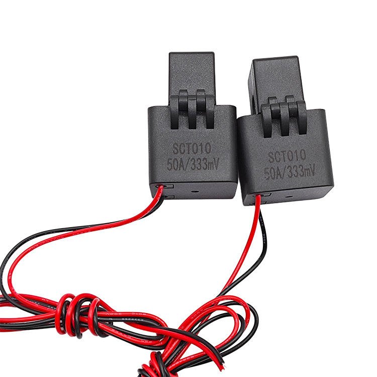 Split Core CT Current transformers 0.01A to 5000A Solid Core Ac Current Sensor Electronic CT With Leads/Terminals Clamp Open CT
