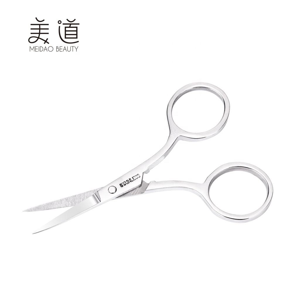 Professional Stainless Steel Straight Beauty Manicure Cuticle Eyelash Scissors with Sharp Blade Tip Eco-friendly