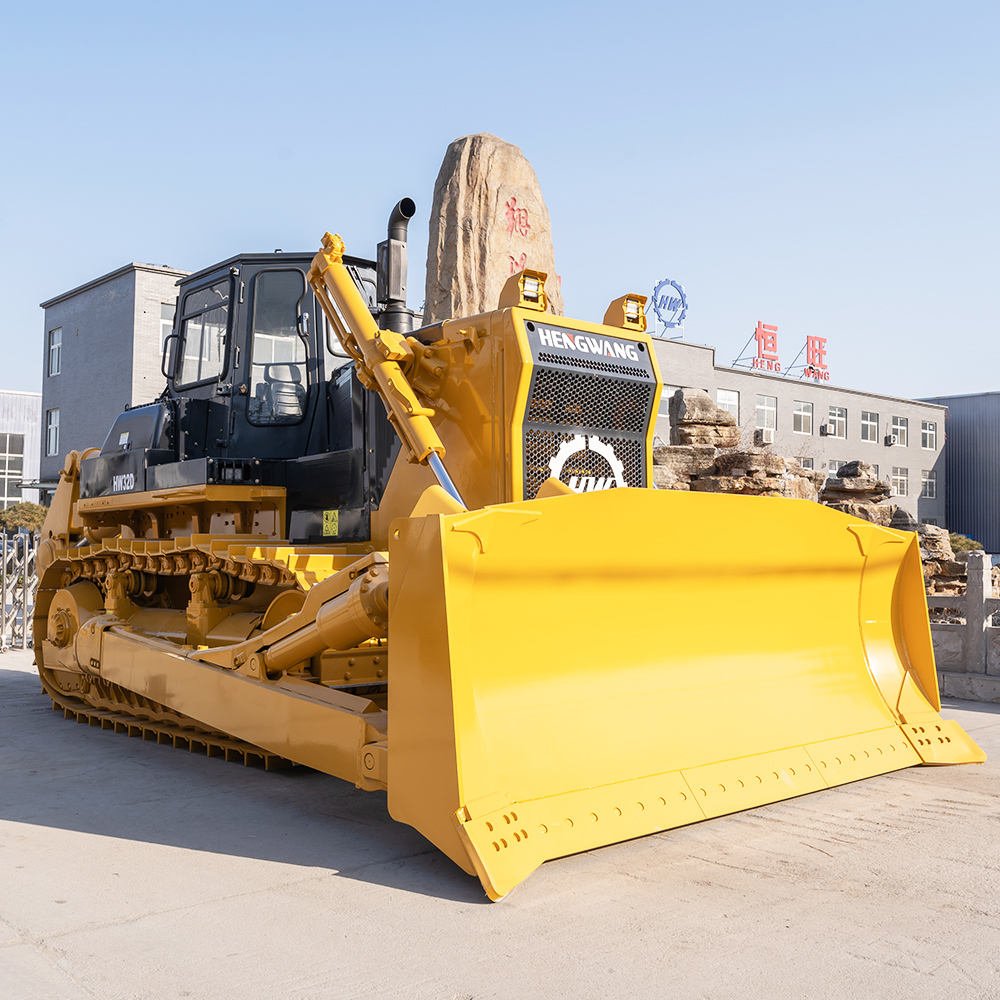Free Shipping Manufacturer Mini Hydraulic Diesel 320HP Crawler Bulldozer HW32D with Ripper Dry Land Use High Efficiency