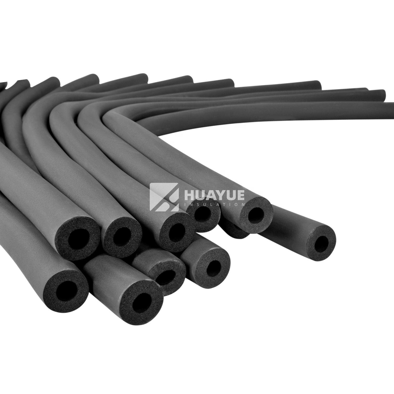 HUAYUE Modern Design PVC and Plastic Colorful Rubber Insulation Pipe Soundproofing Foam Tube for Warehouses ISO Certified