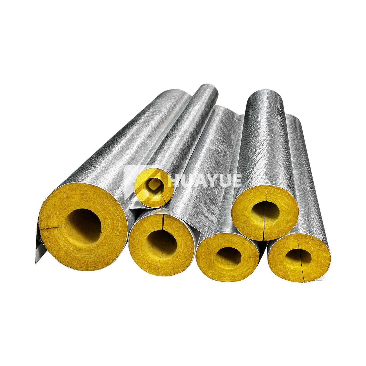 Stable Performance Insulation Material Glass Wool Pipe for Construction Industry Piping and Insulation