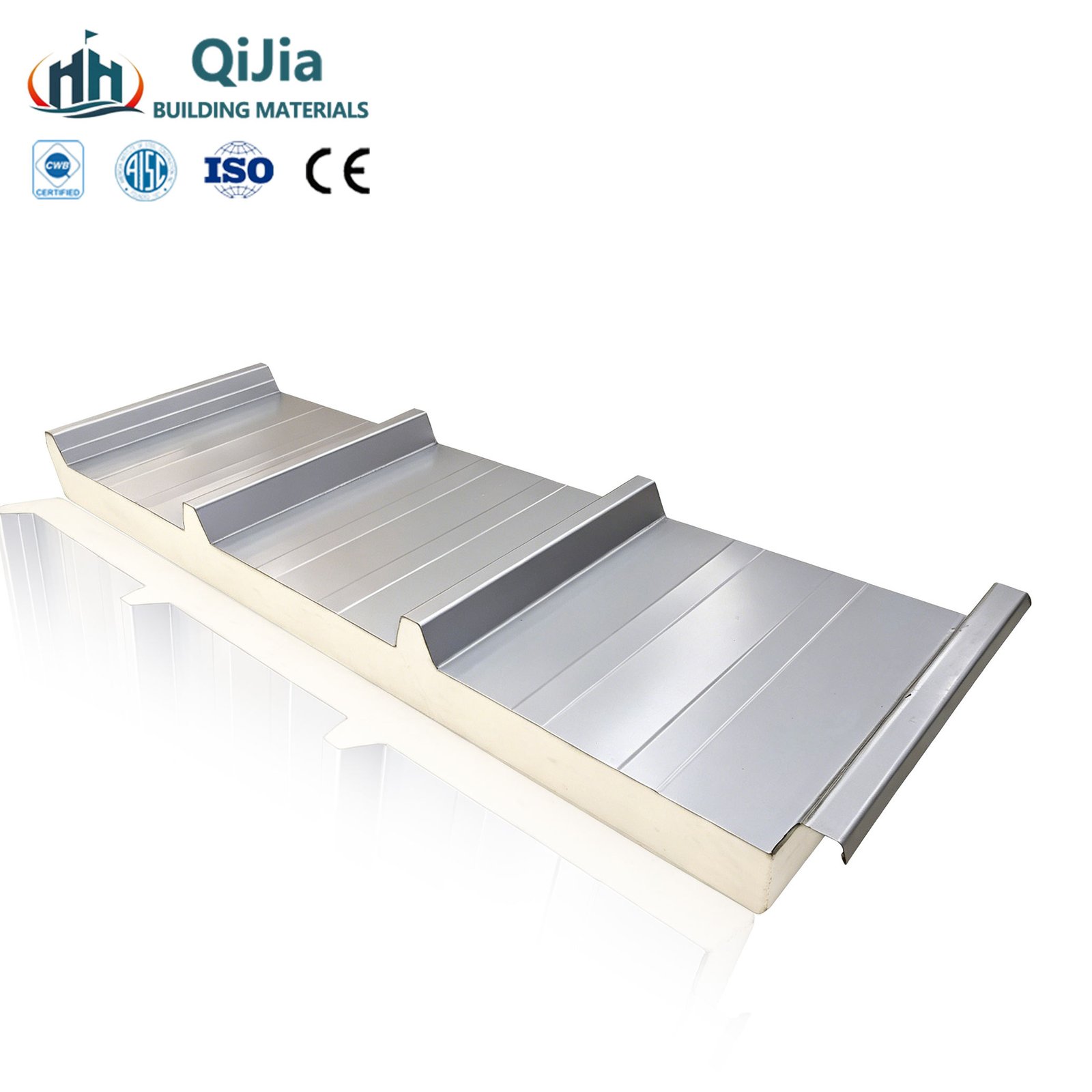 Insulated Roof Panel Wholesale Fireproof Thermal Insulated Polyurethane Sandwich Panels for Steel Structure Warehouse Roof Panel