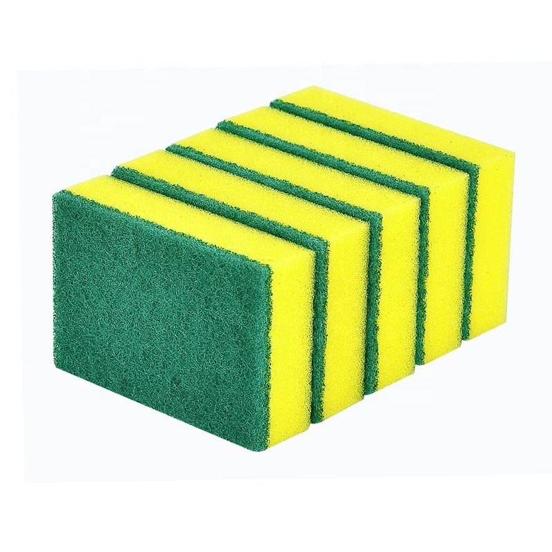 Copper Plated Scrubbing Pad Kitchen Cleaning Sponge in Steel Copper Coated Scrubbers Powerful Scrubbing for Stubborn