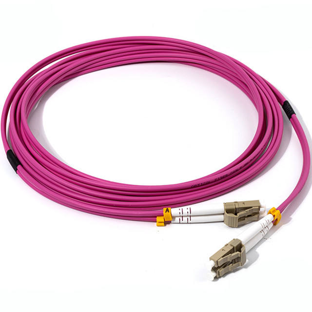 Duplex MM OM4 Fiber Optic Patch Cord Cable SC LC UPC OEM 5m 10m 15m 20m 30m Factory Directly