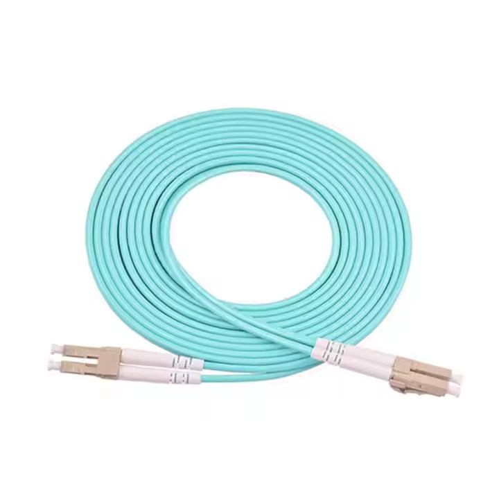 Factory Duplex Fiber Patch Cord Cable OM3 MM 2.0mm LC/UPC -LC/UPC 5m 10m 15m 20m 30m 50m for Fiber Optic Equipment