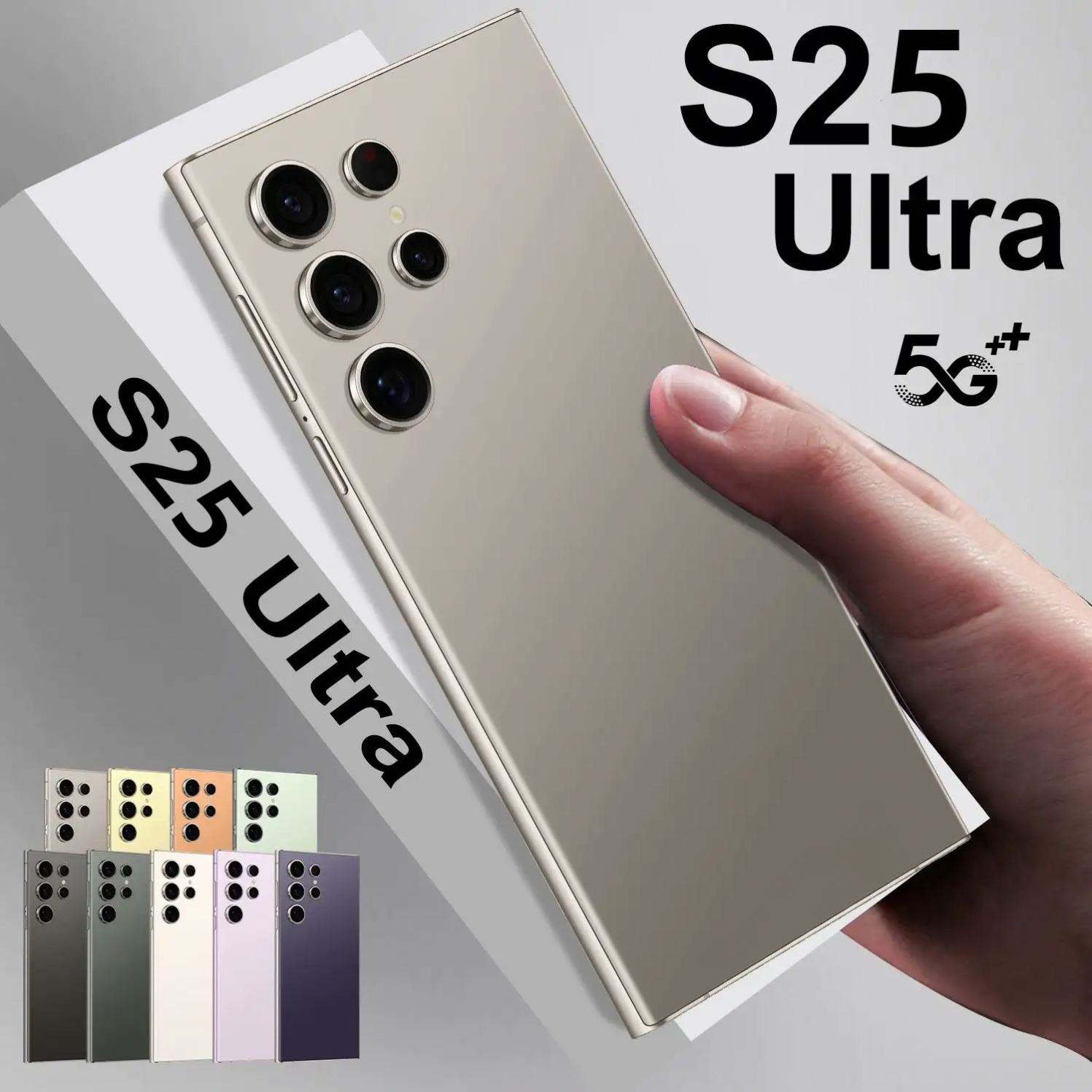 2025 Brand New Original S25 Ultra 16GB+1TB Smart Android Phone 7000mah 4g 5G Dual SIM Dual Standby Unlocked Have Logo S25 ultra