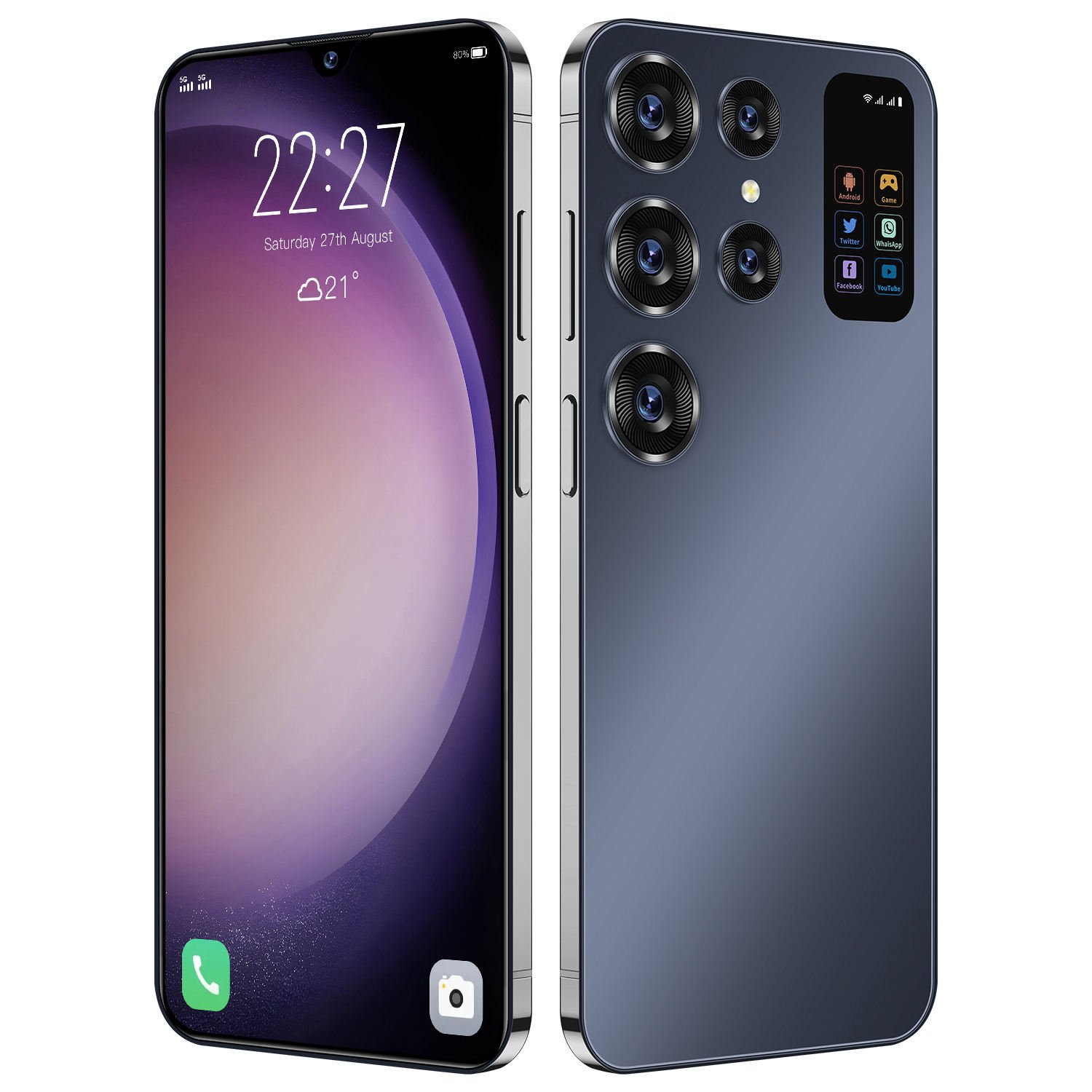 New Design Android Mobile Phone Android Smart Unlocking Facial Smart Phone Mobile Phones Global Gaming Smartphone Telefonosw