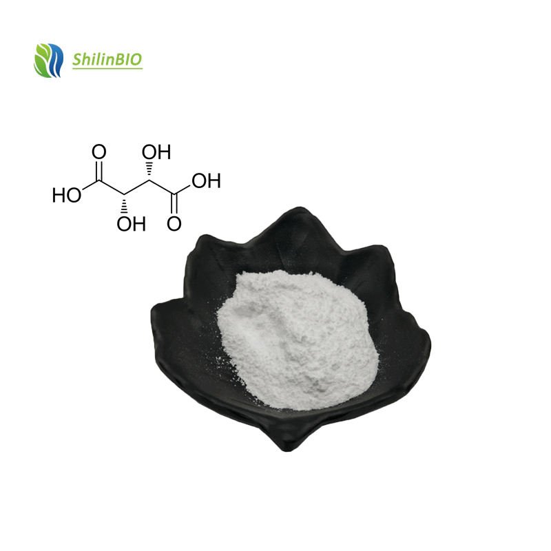 SLBIO Supply Food Grade L Tartaric Acid Herbal Extract White Powder 99% Purity