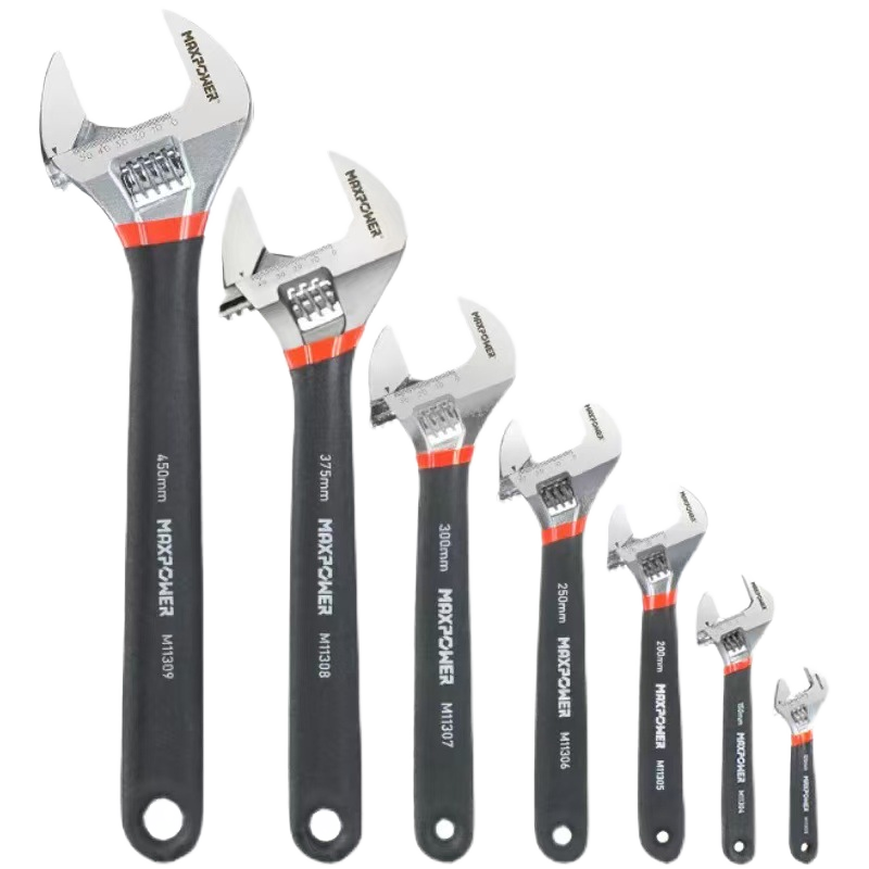 Premium Quality Anti-Slip Handle Adjustable Wrench For Orchard Farm