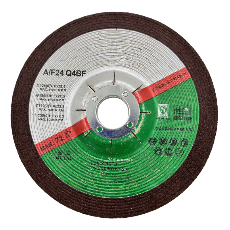 In Stock 125/150/180mm OEM 6 Inch Abrasive Grinding Wheels for Metal & Stainless Steel, Wholesale Grinding Disc Grinding Wheel