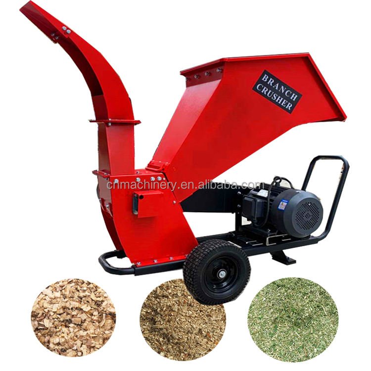 Best Selling Electric Wood Chipper for Pellet Waste Wood Crusher Machine Forestry Machine Chipper Shredder