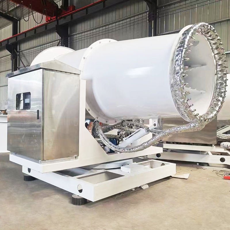 60m Mobile Security Fog Cannon Agricultural Mist Blower Sprayer with Pump Motor Engine 3KW-22KW Power 200-400L Water Tank