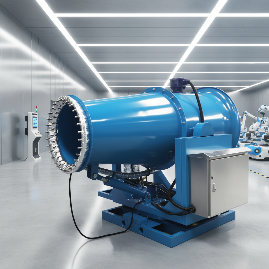 Portable Industrial Fog Cannon Sprayer High Atomization for Environmental Dust Reduction