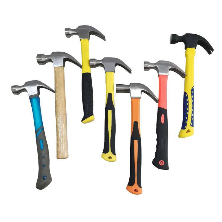 Various Types 16oz Fine Polished Claw Hammer with Custom logo Building Tools