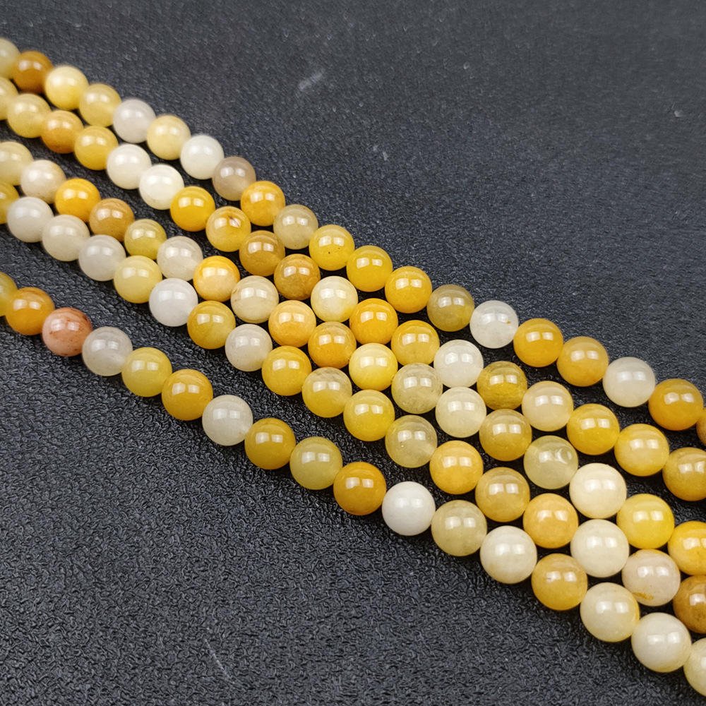Natural Crystal Agate Jade Loose Beads 4~12mm Beaded Lapis Lazuli Aventurine Round Beads Diy Jewelry Accessories Wholesale