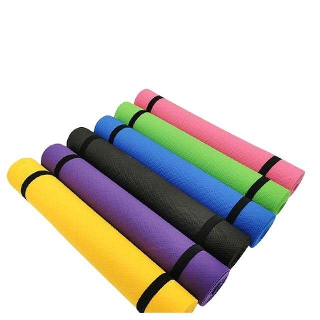 Fitness Mat NBR Material Hot Sale 10mm 15mm Rubber Exercise Fitness Yoga Mat