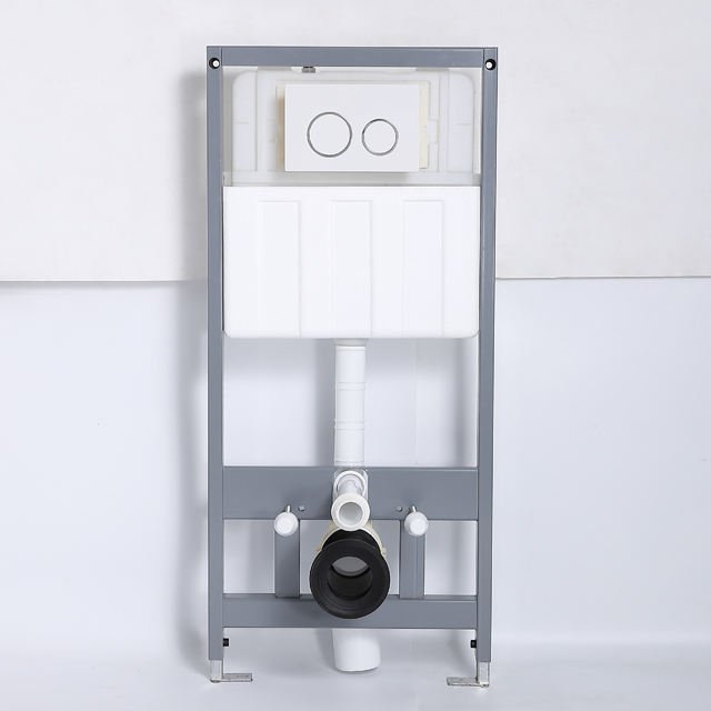 Fix in Wall Cistern Wall-Mounted P-Trap Concealed Tank Water Tanks with Flush Button