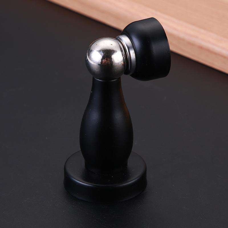 Custom Modern Design Stainless Steel Magnetic Door Stopper Metal Door Accessories Heavy Duty Door Holder Stopper for Bathroom