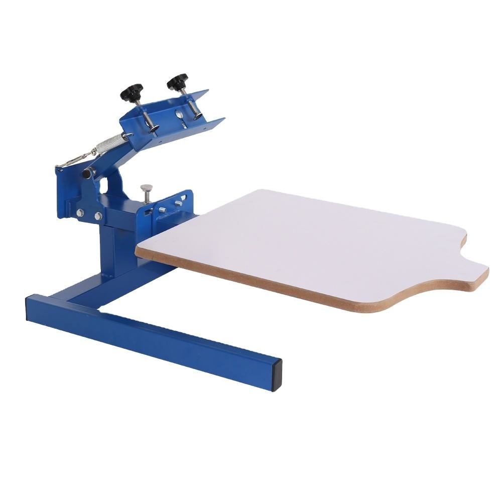 Single Color 1 Station Silk Screening Screenprint Press Screen Printing Machine