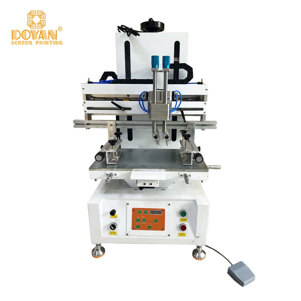 Compact Desktop Vertical Screen Printer Space-Saving Small Silk Screen Printing Machine for Startups