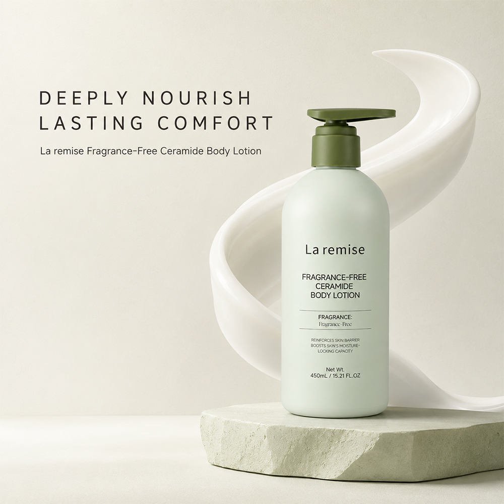 Fragrance Free Ceramide Body Lotion Five Ceramides Ectoin Barrier Repair Moisture Locking Post Treatment Body Care