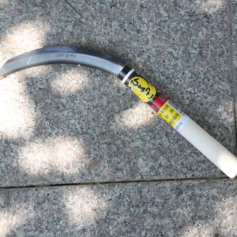 Japanese Wood Handle Agricultural Sickle for Grass Farming