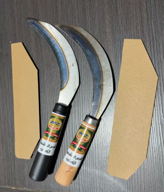 Yemen Market Industrial Grade Agricultural Farm Hand Tools Harvesting Sickle with Wooden/Plastic Handle and Steel Blade
