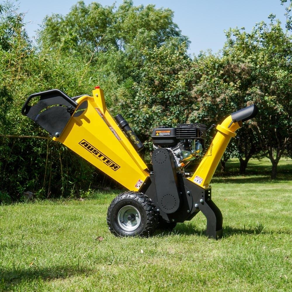AUSTTER Gasoline Branch Crusher Wood Chipper Petrol Wood Chipper Shredder for Garden Home Using