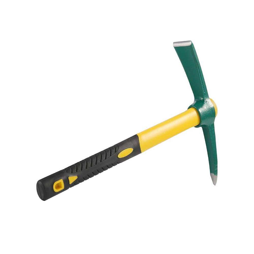 Factory Price Forged Industrial Grade Pickaxe for Garden Farming Shock Absorbing Handle Digging Wood Earth Fiberglass