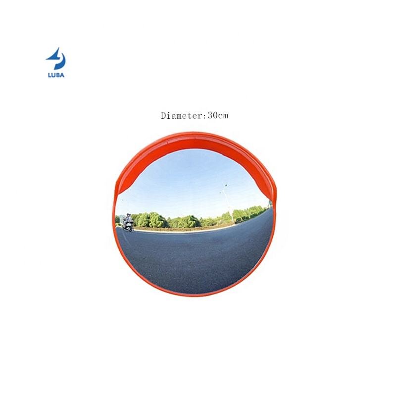 30Cm Wholesale Custom Logo Printed HD Road Traffic Safety Outdoor Convex Mirror