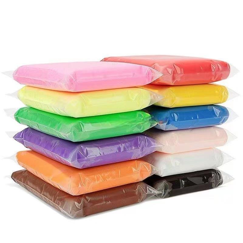 100g Soft Air Dry Clay Pack for Kids DIY Crafts, Lightweight Modeling Clay Bulk Colors for School Art & OEM Supply