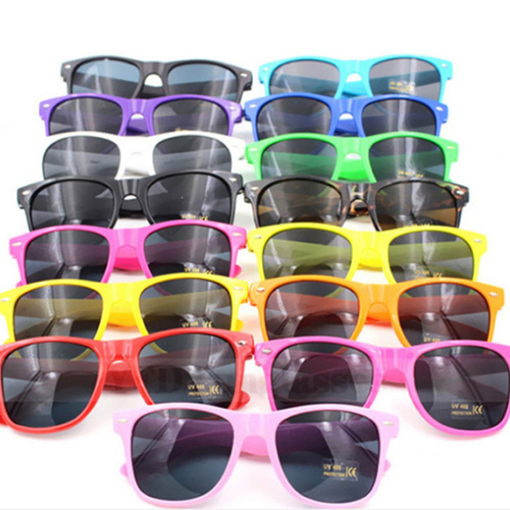 AI-MICH Wholesale Bulk Promotional Pc Frame Pc Lens Custom Print Logo Shades Sun Glasses Custom Sunglasses Logo