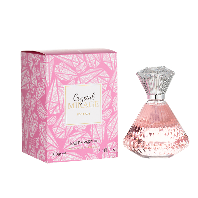 Original Design Long Lasting Luxury Diamond Perfume Fragrance pink Roses Fragrance Perfume 100ml