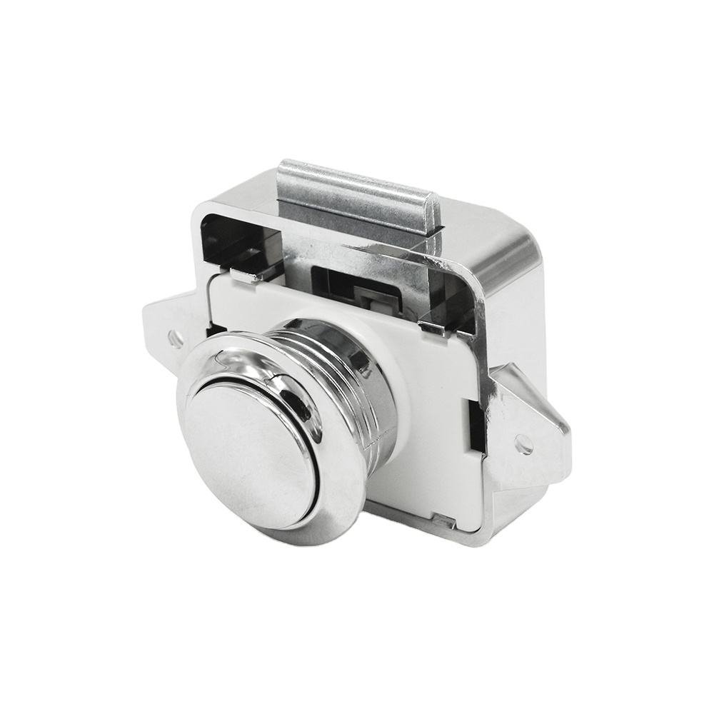 Custom Push Button Catch Door Lock A6512-3116 Caravan RV Cabinet Cupboard Knob Latch for Motor Home Camper OEM