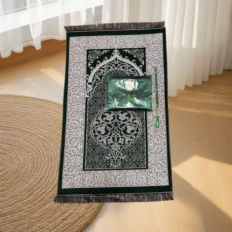 Hot Sale Portable Blanket and Rosary Bag Gift Set Carpets & Rugs Prayer Mat Antislip Prayer Mat