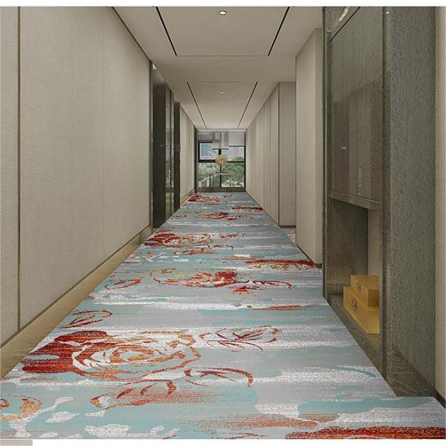3D Printed Top Grade Quality Axminster Wool Carpet 80% Wool 20% Nylon Commercial Hotel Wall to Wall Woven Tufted for Home Use