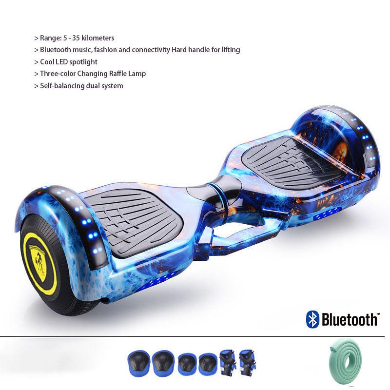 Hot Sell 7 Inch Self-balancing Electric Scooter Hoverboard for Adults Kids Daily Commuting Outdoor Leisure with LED Lights