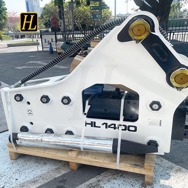 HL1400 Hydraulic Rock Breaker Hammer Chisel for Skid Steer Loader Excavator (18-26 Ton) ISO9001 Certified for Construction