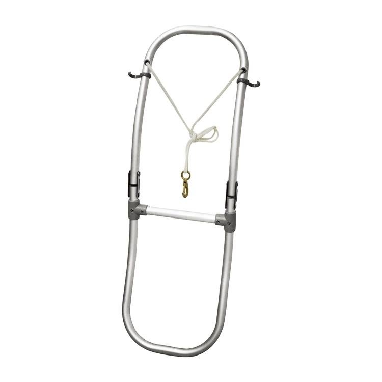 Convenient Marine 2 Steps Aluminum Folding Boat Ladders