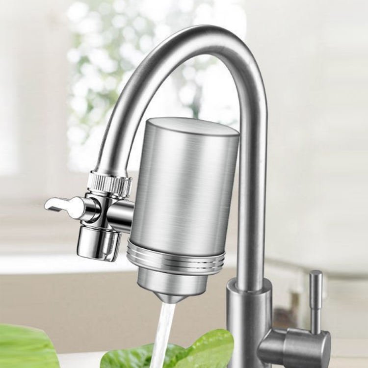Faucet Water Filter Kitchen Faucet Water Purifier Faucet Mounted With 304 Stainless Steel Activated Carbon Filter