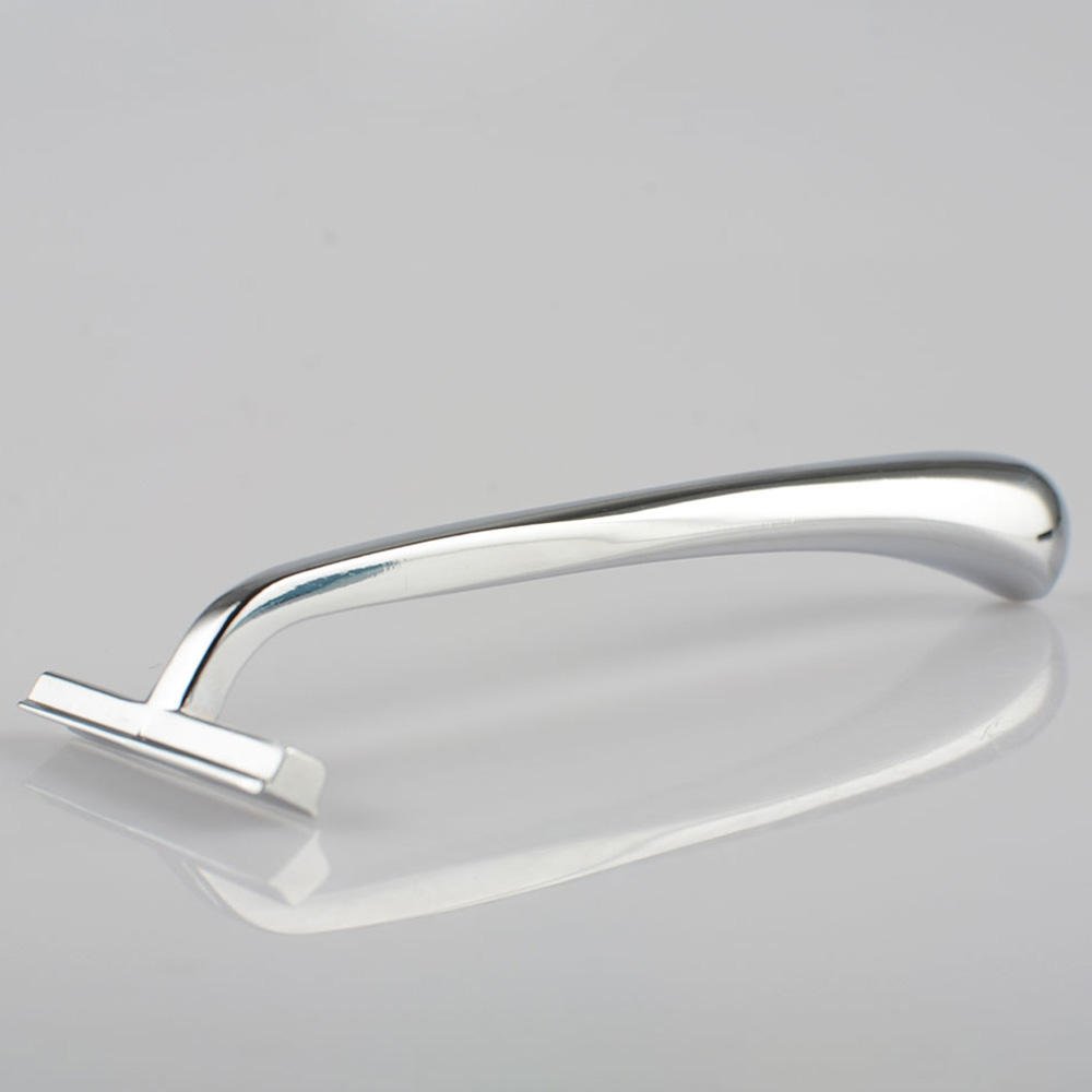 Good Quality Cheap Price Alloy Metal Eco-Friendly Chrome Barber Straight Twin Blades Shaving Safety Razor