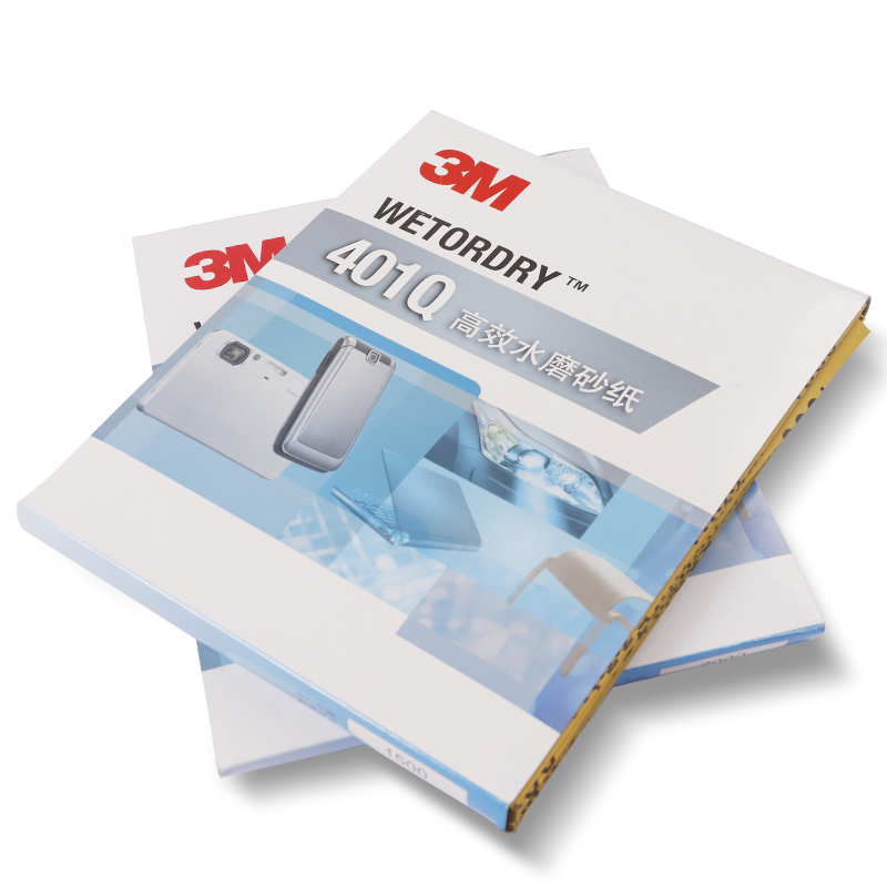 High Quality 3M Sandpaper 401Q Grit 1000 to 2000 Wet and Dry Sanding Paper Sheet Sand Paper