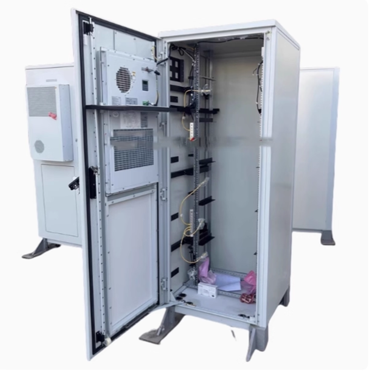 Weatherproof Outdoor Telecom Cabinet IP55 Electrical Equipment Cabinet Outdoor Server Enclosure for Base Station Power System