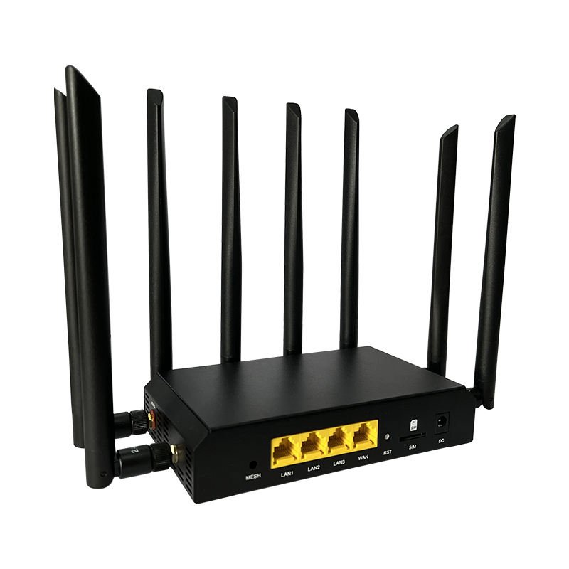 Superior Quality AX1800 Mesh Router IPQ6000 Gigabit Modem 4G/5G Wireless Wifi 1800Mbps Dual Band Cat12 with SIM Card Slot