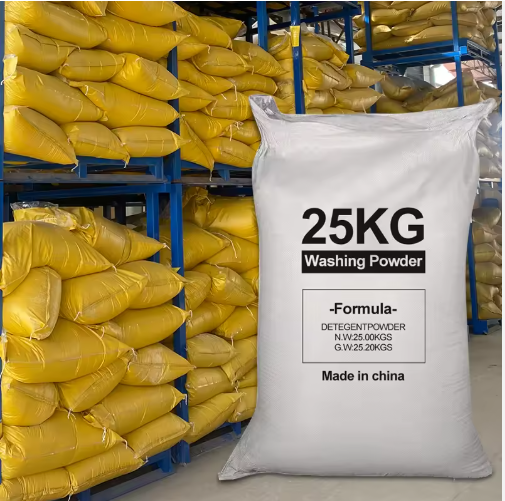 Wholesale OEM Disposable Eco-Friendly Lemon Fragrance Detergent Powder for Apparel Laundry Use Bulk Washing Powder