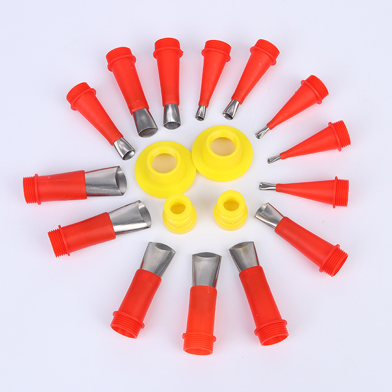 Manufacturer-Sourced Duck Shaped Stainless Steel Glue Nozzle Set Glass Glue Nozzle Structure Hand Tool Accessories for Glue
