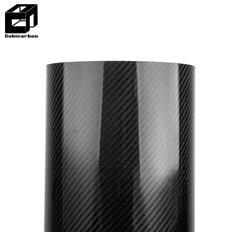 Oem 250mm Carbon Fiber Tubes High Quality 3K Large Carbon Fiber Tube Custom 120mm 140mm 160mm 170mm 180mm Various Diameter